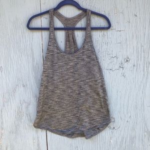 Heathered grey Lululemon racerback tank (size 8)